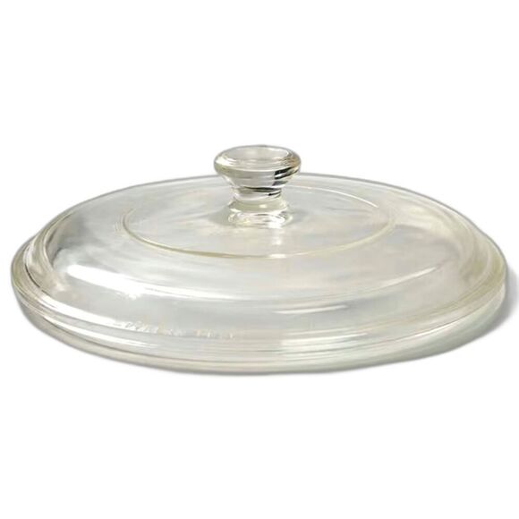 Pyrex Clear Glass Lid P-83-C Round Clear Glass Replacement Lid Cover - Picture 1 of 3